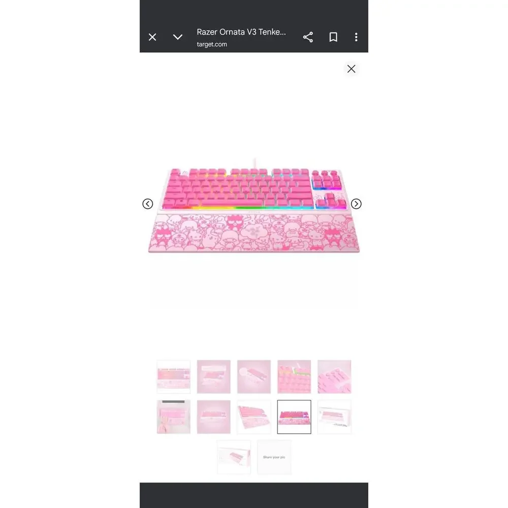 Razer Ornata V3 TKL - Hello Kitty‎ Edition - NEW IN BOX